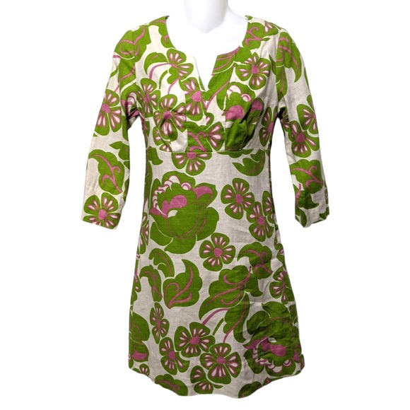 Boden Dresses & Skirts - BODEN Floral Linen Mod Dress 2